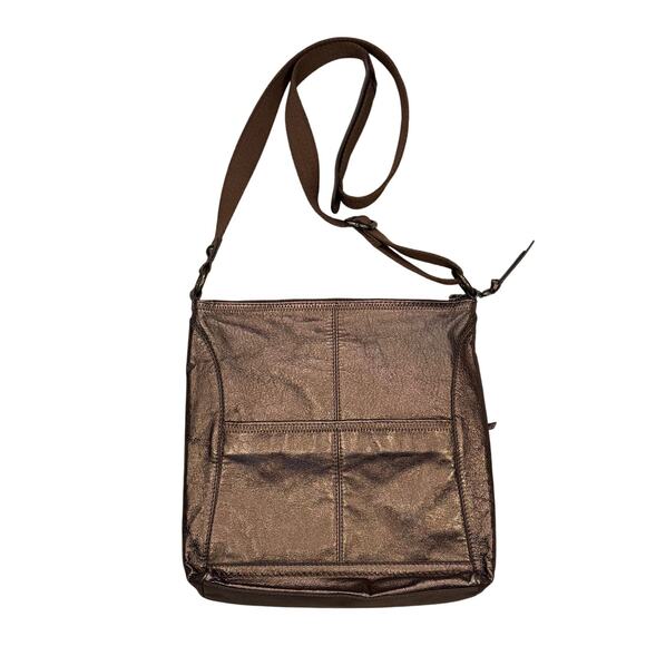 The Sak Handbags - The Sak Bronze Metallic Crossbody Bag